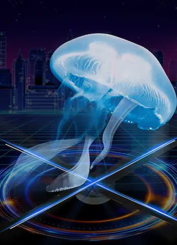 Personas con chalecos hablando en ambiente de negocios